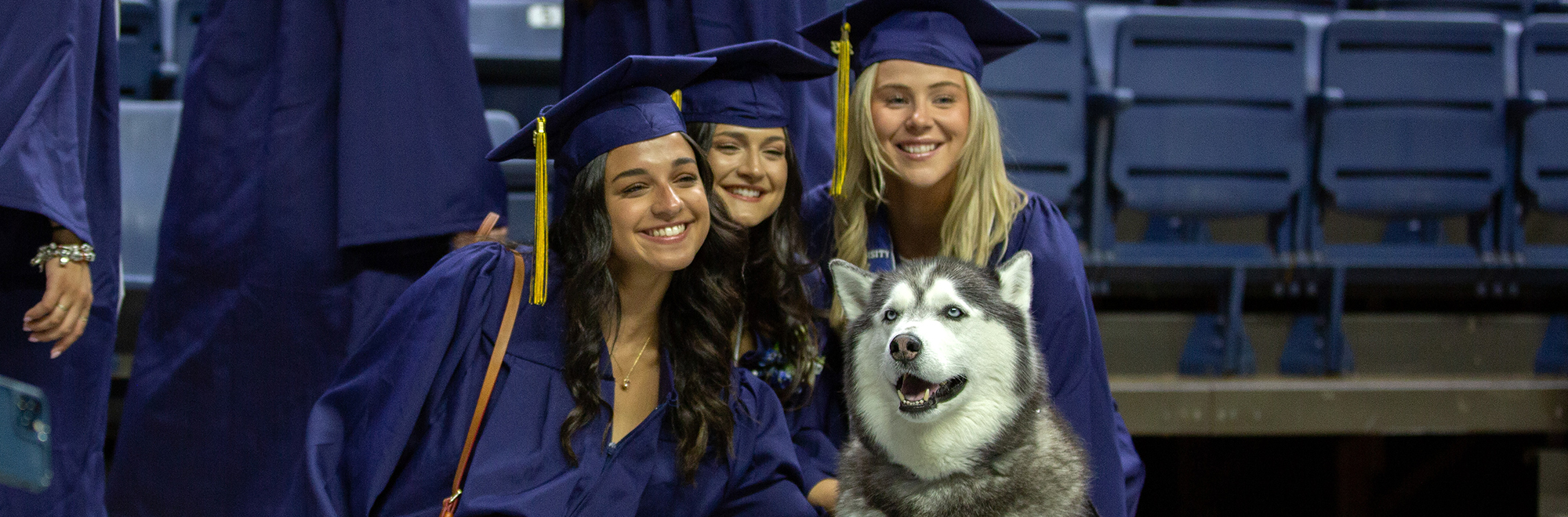 Graduates posing with Jonathan XIV