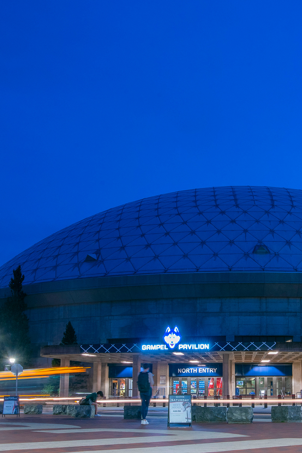 evening at gampel pavilion